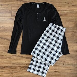 Calvin Klein Womens pajamas size M color black
